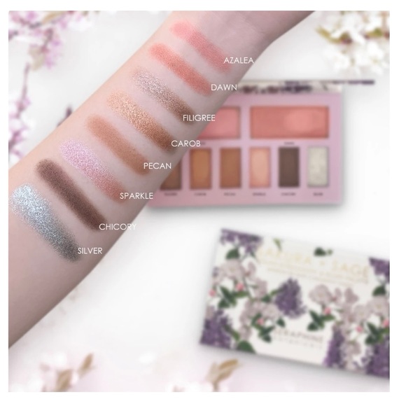 Sakura + Sage Vegan Eyeshadow & Blush Palette - Picture 3 of 8